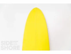 Egg Not - Mid - 7'4" X 21.50" X 2.78" - 49 L - Single US Box + Quad - Jaune -Pas Cher Side Shore Magasin egg not mid 74 x 2150 x 278 49 l single us box quad al merrick 15