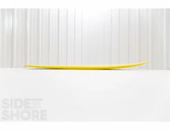 Egg Not - Mid - 7'4" X 21.50" X 2.78" - 49 L - Single US Box + Quad - Jaune -Pas Cher Side Shore Magasin egg not mid 74 x 2150 x 278 49 l single us box quad al merrick 5