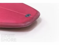 Egg Not - Mid - 7'4" X 21.50" X 2.78" - 49 L - Single US Box + Quad - Red -Pas Cher Side Shore Magasin egg not mid 74 x 2150 x 278 49 l single us box quad red rusty surfboards 18