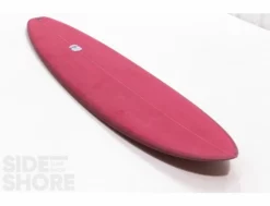 Egg Not - Mid - 7'4" X 21.50" X 2.78" - 49 L - Single US Box + Quad - Red -Pas Cher Side Shore Magasin egg not mid 74 x 2150 x 278 49 l single us box quad red rusty surfboards 2