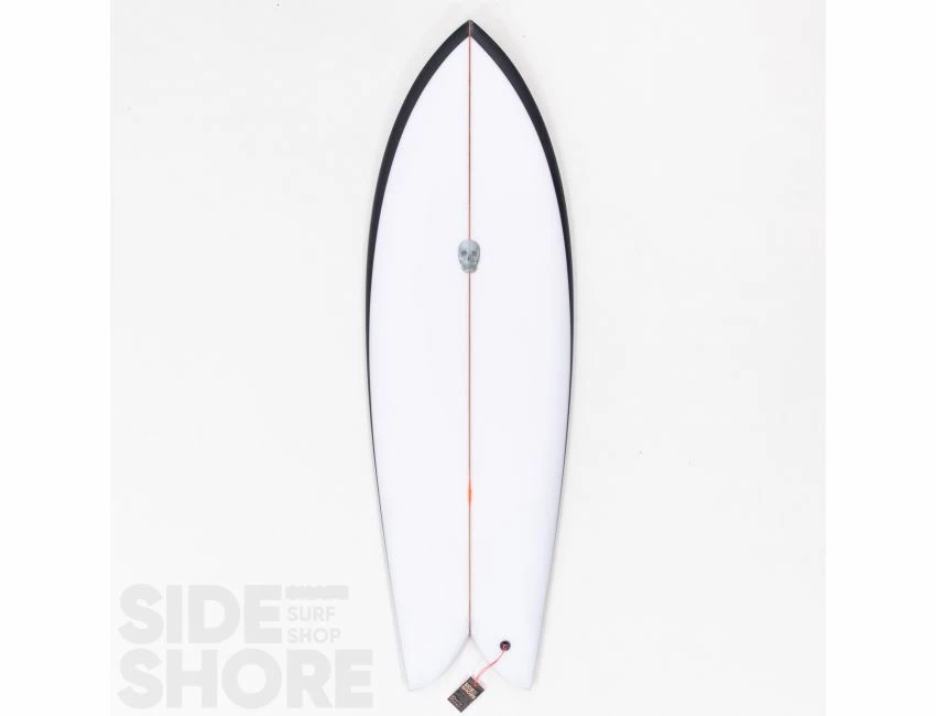 Fish - Spray Black - 5'7 X 21 1/8" X 2 15/32" - Twin - Futures 1 Fish - Spray Black - 5'7 X 21 1/8" X 2 15/32" - Twin - Futures