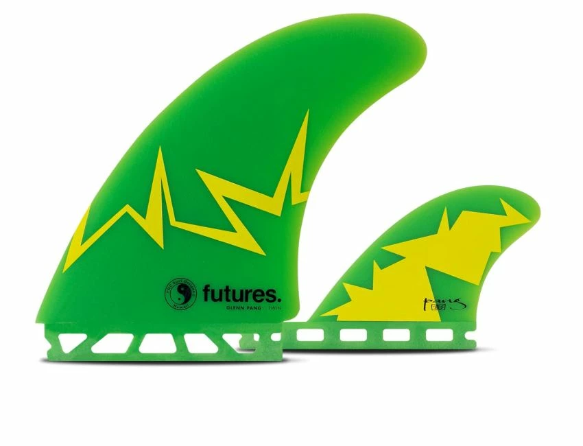 Glenn Pang Fiberglass - Green / Yellow - Twin + Mini Trailer 5 Glenn Pang Fiberglass - Green / Yellow - Twin + Mini Trailer – Image 5