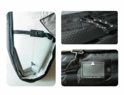 Housse Travel Light Cx 2 Double 7'0 - Charcoal -Pas Cher Side Shore Magasin housse travel light cx 2 double 70 charcoral channel islands 3