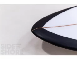 Myconaut - Black Rails - 5'5 X 20 1/2" X 2 7/16" - Quad - Futures -Pas Cher Side Shore Magasin myconaut black rails 55 x 20 12 x 2 716 quad futures christenson surfboards 15