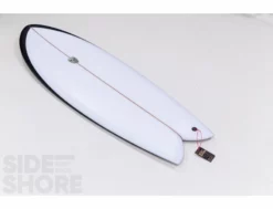 Myconaut - Black Rails - 5'5 X 20 1/2" X 2 7/16" - Quad - Futures -Pas Cher Side Shore Magasin myconaut black rails 55 x 20 12 x 2 716 quad futures christenson surfboards 16