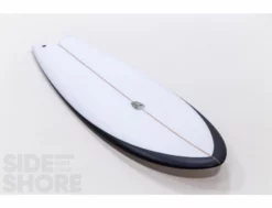 Myconaut - Black Rails - 5'5 X 20 1/2" X 2 7/16" - Quad - Futures -Pas Cher Side Shore Magasin myconaut black rails 55 x 20 12 x 2 716 quad futures christenson surfboards 2