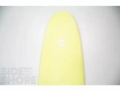 Plus - Yellow - 7'0" X 23" X 3 1/2" - 68 L - Thruster - Futures -Pas Cher Side Shore Magasin plus yellow 70 x 23 x 3 12 68 l thruster futures indio 9