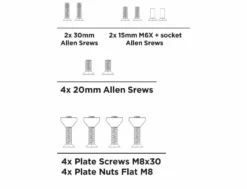 Screw Set For Foil Hydros -Pas Cher Side Shore Magasin screw set for foil hydros mfc 2